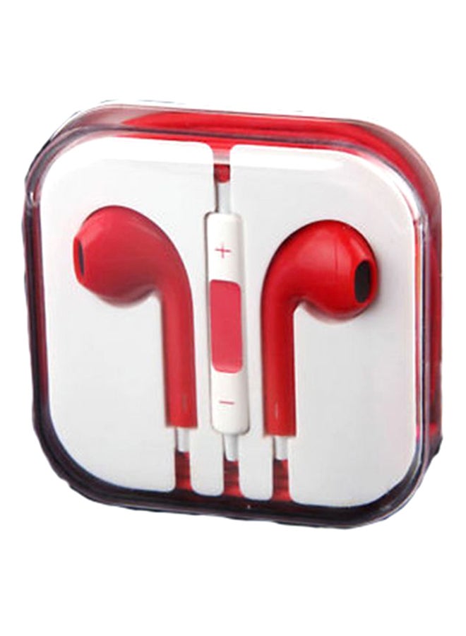 Generic - In-Ear Wired Earphones Red - Image 1