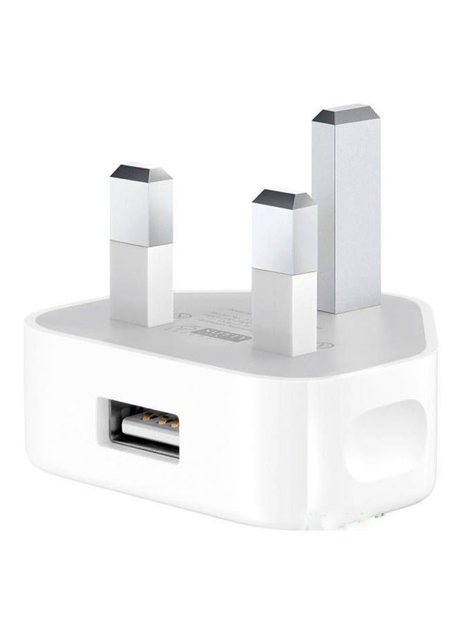 USB Charger Adapter White - Image 2