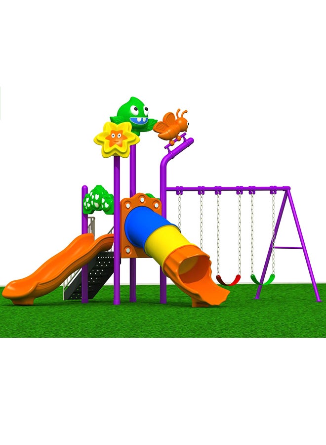 RBWTOY 5-In-1 Single Slide And 3 Swing Seat Set - Image 1
