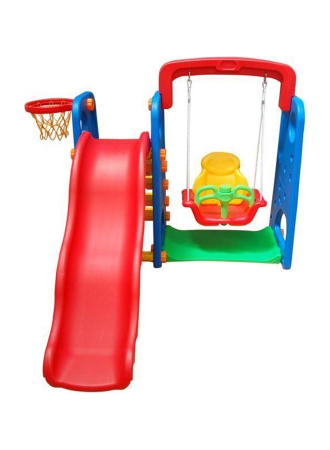 RBWTOY 3-In-1 Swing And Slide Outdoor Play Set 170x170x130cm - Image 1