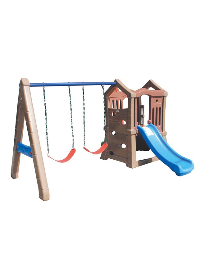 RBWTOY Indoor Outdoor Slide And Swing Set 329x257x175cm - Image 1