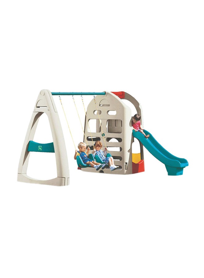 RBWTOY Indoor Outdoor Slide And Swing Set 280x270x195cm - Image 1