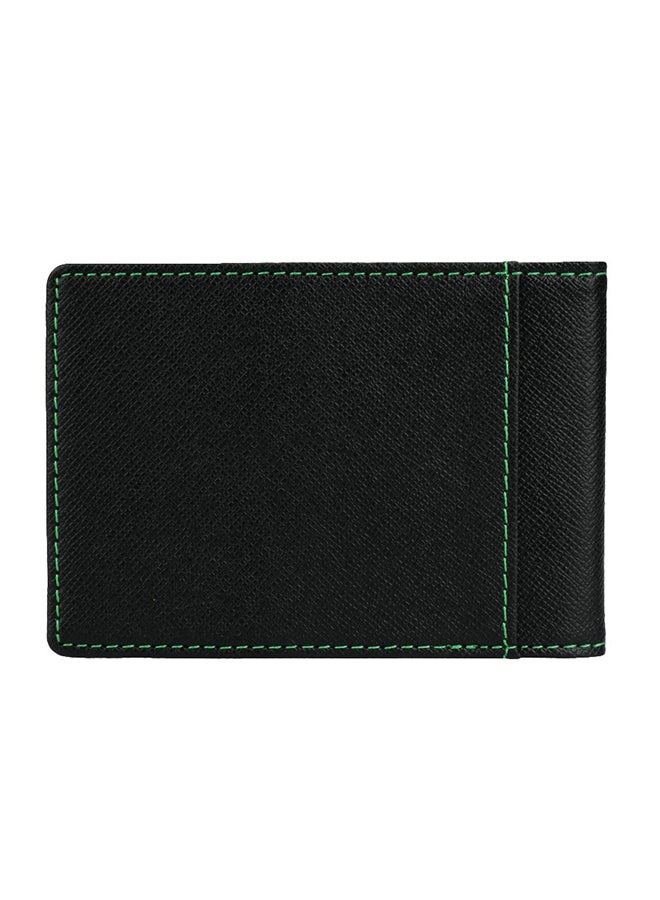 Money Clip Slim Wallet Green/Black  - Image 3