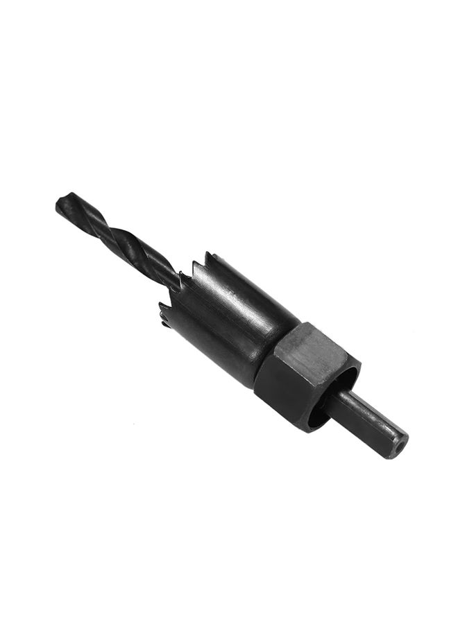 11-Piece Steel Holesaw Set Black - Image 4