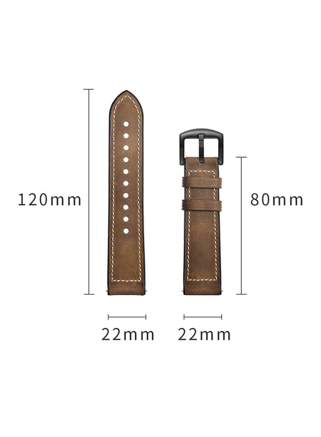 Replacement Strap For Samsung Galaxy Gear S3 Brown