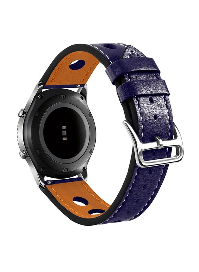 Remson Replacement Strap For Samsung Galaxy Gear S3 Navy Blue - Image 2