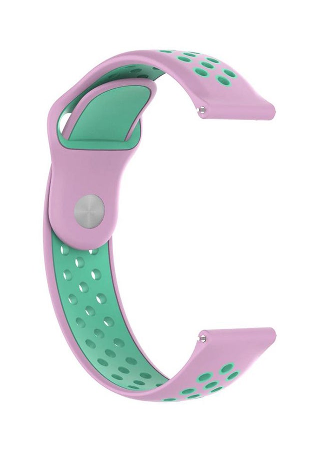 Remson Replacement Strap For Amazfit Pace Pink/Teal Green - Image 1