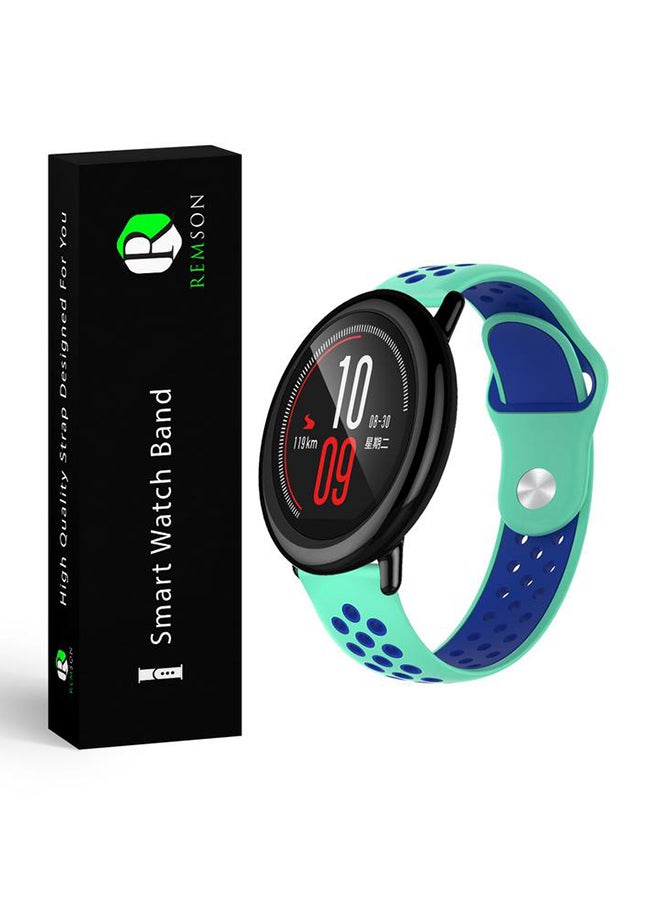 Remson Replacement Strap For Amazfit Pace Teal Green/Blue - Image 2