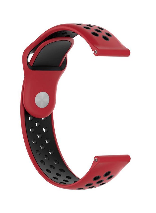 Remson Replacement Strap For Amazfit Pace Red/Black - Image 2