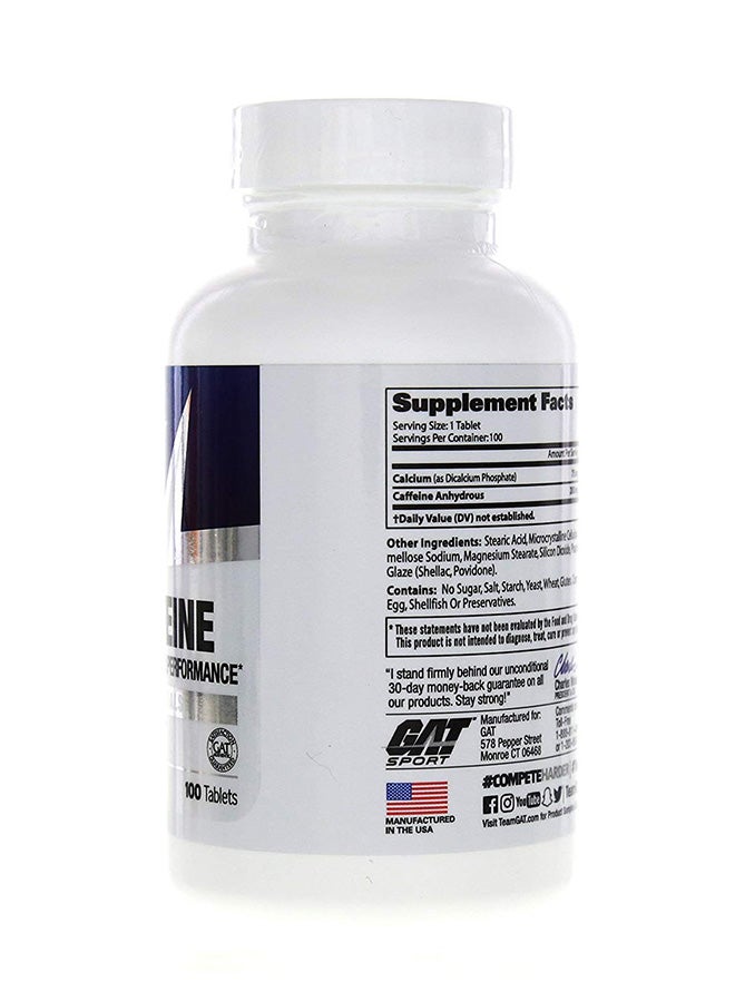 GAT - Caffeine Metabolism And Performance Dietary Supplement - 100 tablets - Image 1