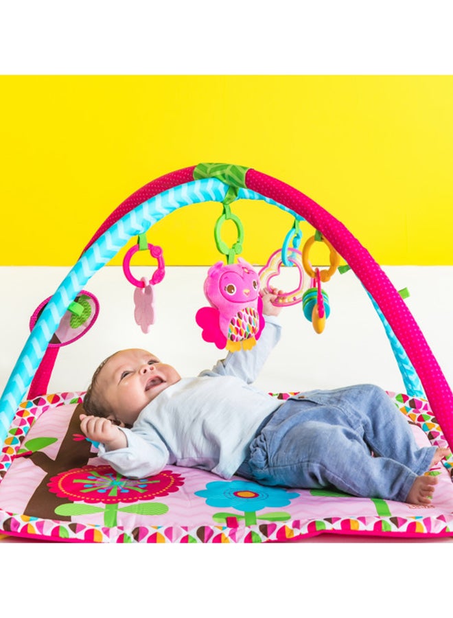 Bright Starts Charming Chirps Activity Gym 76.2x76.2x45.72cm - Image 2