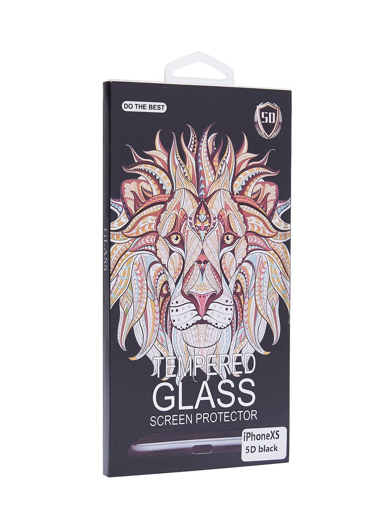 QLT 5D Full Screen Coverage Tempered Glass Screen Protector For iPhone XS Clear - Image 2