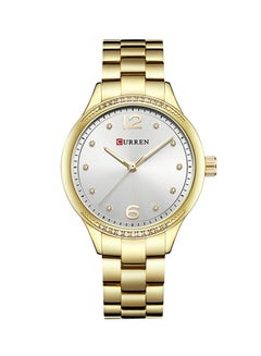 women Metal Analog Watch 9003 - 35 mm - Gold