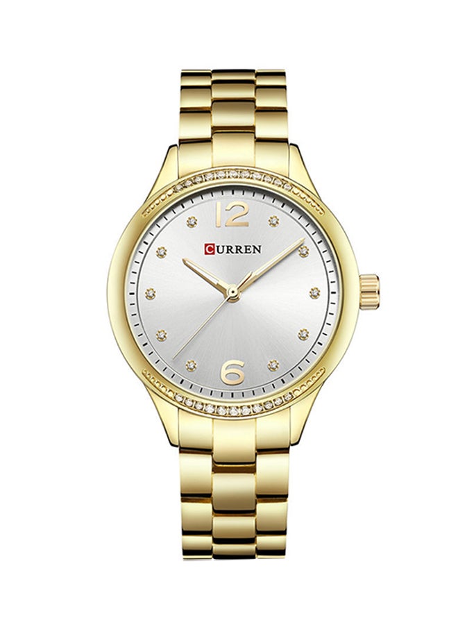 CURREN - women Metal Analog Watch 9003 - 35 mm - Gold - Image 1