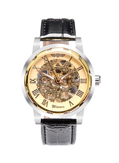 وينر ساعة بعقارب بسوار من الجلد طراز NWATCH080 unisex  - Image 1