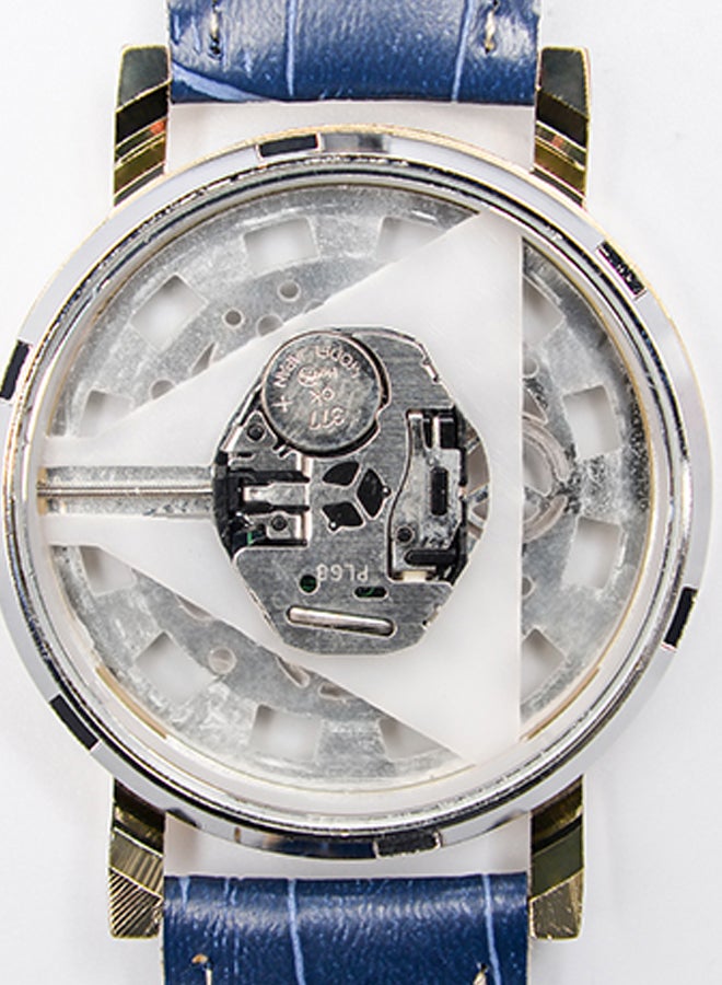 ساعة يد بعقارب وسوار من الجلد طراز NWATCH085 unisex - Image 5
