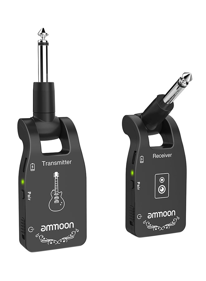 ammoon 6 Channels Wireless Audio Transmitter Receiver For Electric Guitar Bass  - Image 1