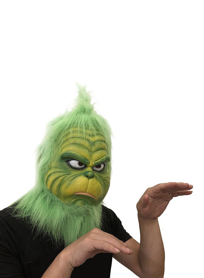 Grinch Cosplay Full Head Face Mask