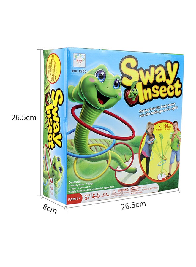 19-Piece Swaying Worm Insert Circle Game