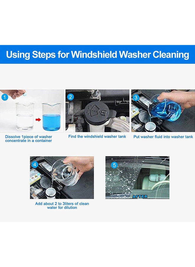 Generic - Multifunctional Effervescent Spray Cleaner Tablet Set, 20-Piece Blue - Image 1
