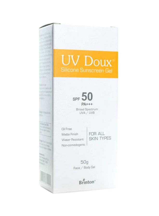 جل الحماية من الشمس للوجه والجسم بعامل الحماية من الشمس 50 50جرام