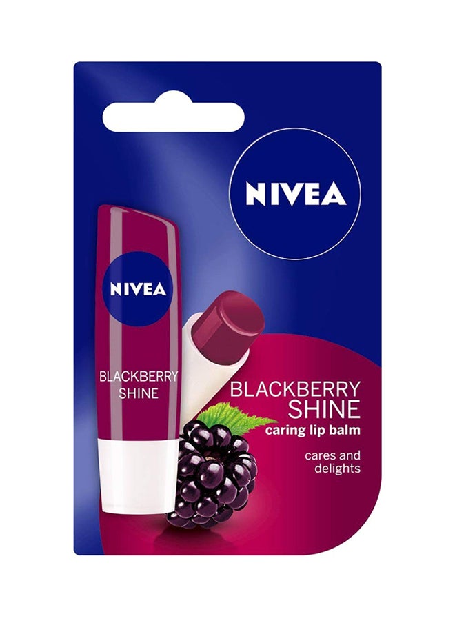 Blackberry Shine Caring Lip Balm Purple 4.8grams - v1548239760/N20427451A_4