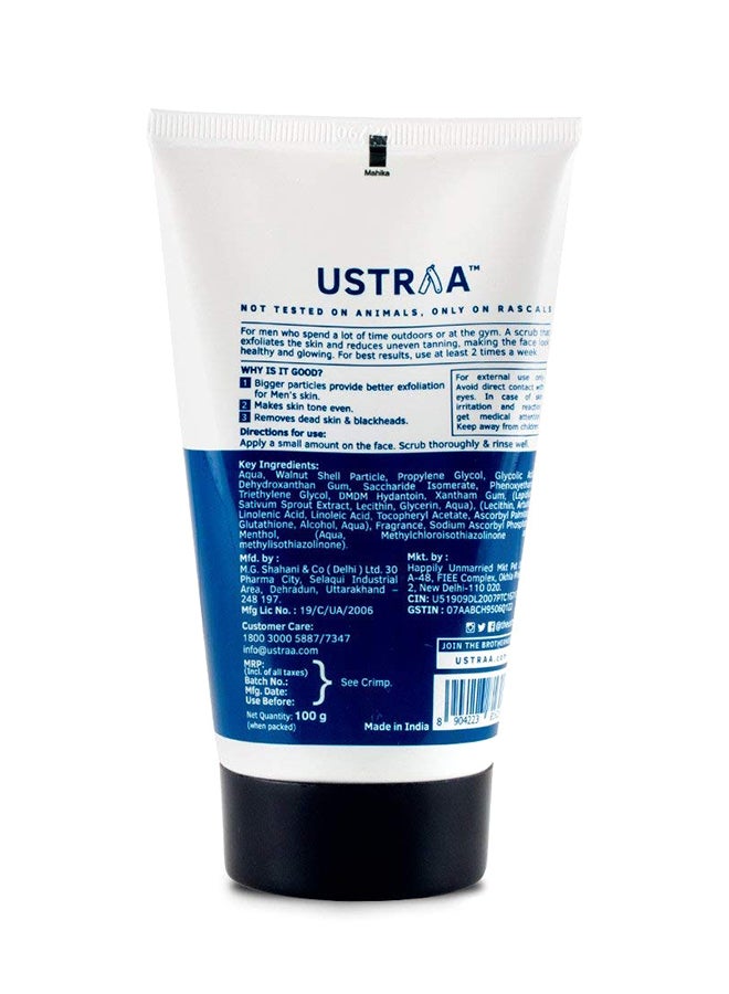 Ustraa De-Tan Face Scrub 100grams - Image 2