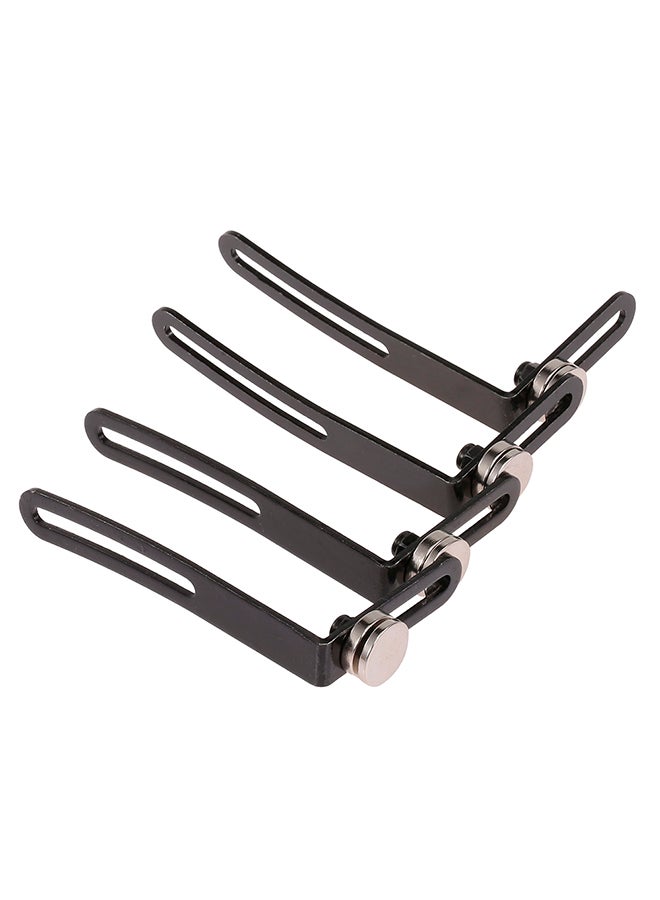 4-Piece Shell Body Mount Metal L-Bracket With Magnet For Traxxas Redcat Axial SCX10 90046 D90 1/10 RC Crawler Car 9x6x2cm  - Image 5