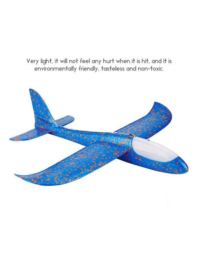 Hand Throwing Foam Airplane With Head & Body LED Lights Toy 48x16x6cm  - Image 3