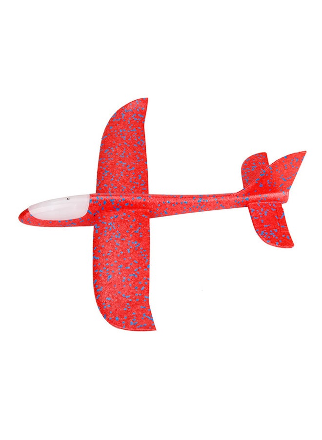 Hand Throwing Foam Airplane With Head LED Lights Toy  - Image 1