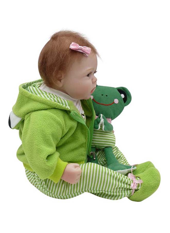 NPK Reborn Baby Doll With Plush Toy 22inch - Image 3