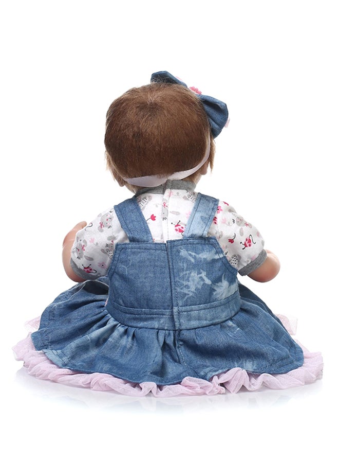 NPK Reborn Baby Doll With Plush Toy 16inch - Image 2