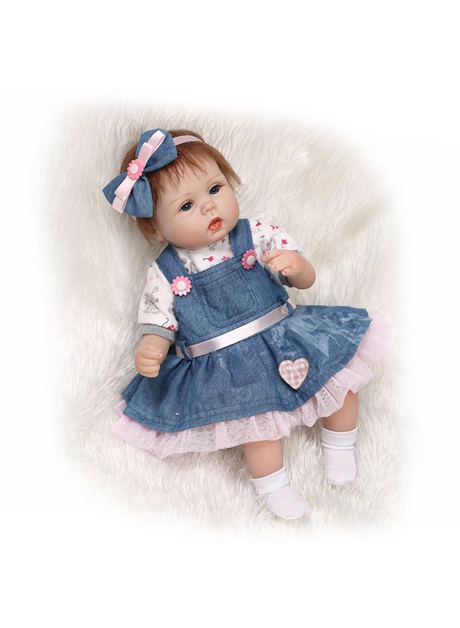 NPK Reborn Baby Doll With Plush Toy 16inch - Image 3