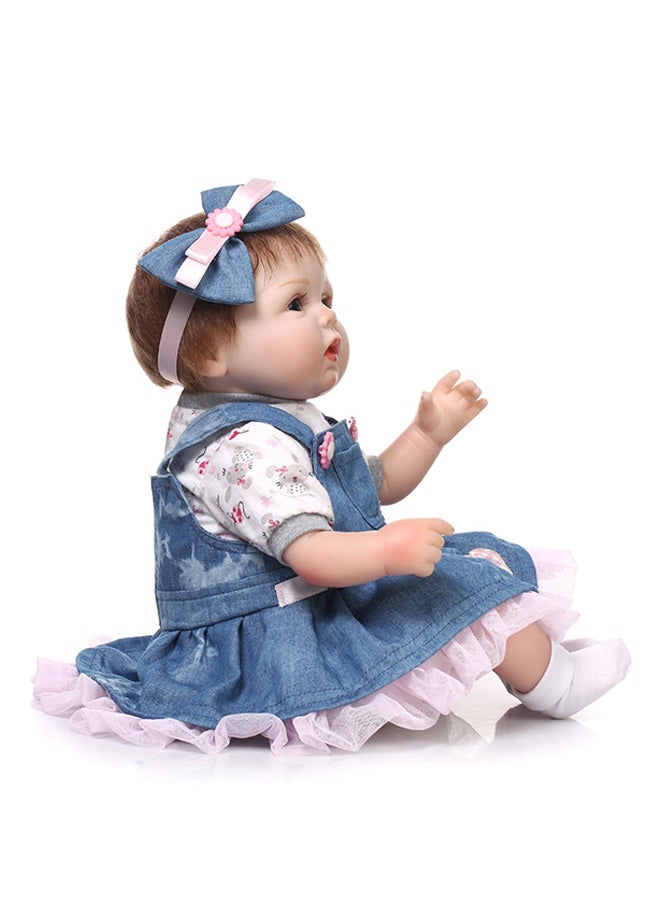NPK Reborn Baby Doll With Plush Toy 16inch - Image 4