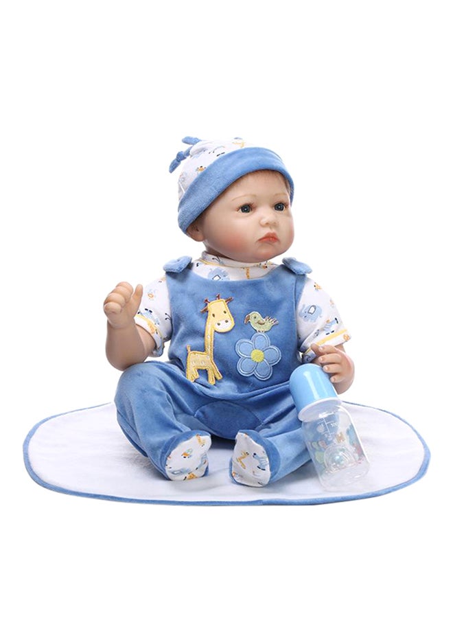 ان بي كي دمية صغيرة مع دمية محشوة من ريبورن 22بوصة - Image 1