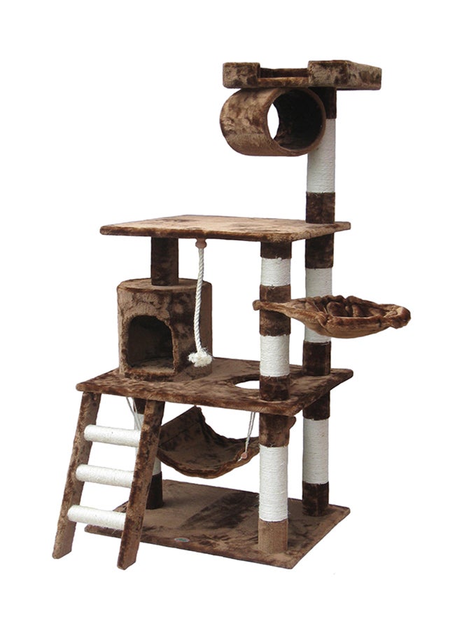 MOCHA Cat Tree Furniture With Condos Brown 68 x 48 x 157cm  - Image 2