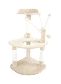 Activity Tree With Scratching Posts Beige 48 x 48 x 90centimeter