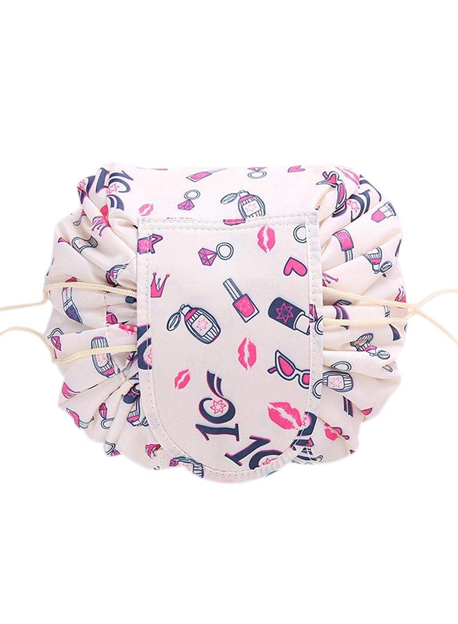 حقيبة مستحضرات التجميل مقاومة للمياه وردي - Image 1