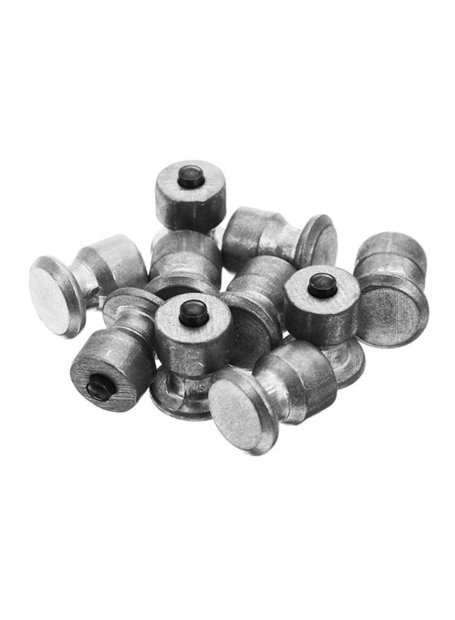 100 قطعة من المسامير الملولبة الملائمة للثلج بمقاس 8*10 مم، والتي ترصع كنتوءات لإطارات السيارات والدراجات النارية والدراجات المناسبة لجميع التضاريس (ATV) وحتى الأحذية - Image 2