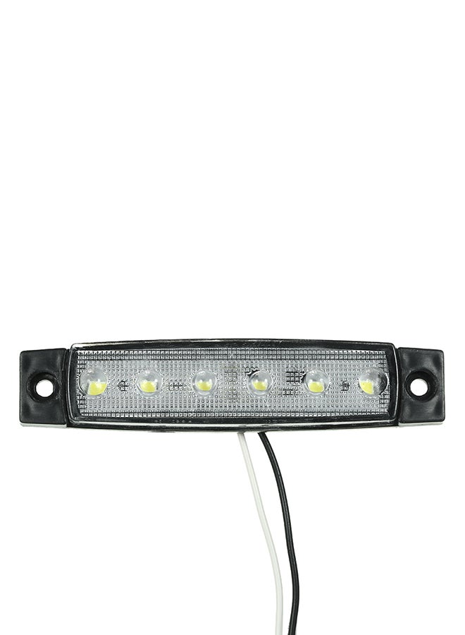 Generic 10-Piece 6 LED Amber Side Marker Light Indicator 12V For Truck Bus Boat RV Lorries Jeep SUV  - Image 5