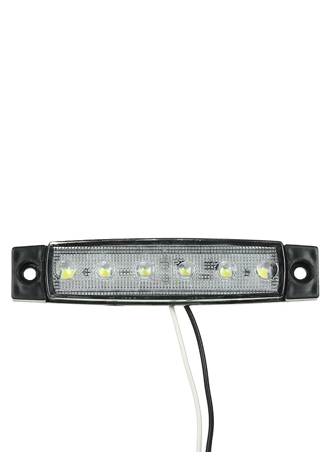 Generic 5-Piece 6 LED Amber Side Marker Light Indicator 12V For Truck Bus Boat RV Lorries Jeep SUV  - Image 3