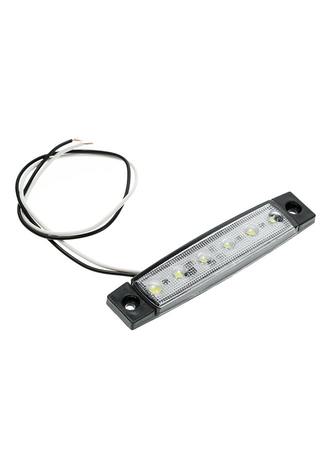 Generic 5-Piece 6 LED Amber Side Marker Light Indicator 12V For Truck Bus Boat RV Lorries Jeep SUV  - Image 4