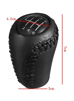 Generic Leather Gear Stick Shift Knob 6 Speed For Mazda 3 BK BL/ 5 CR CW/ 6 II GH  - Image 2