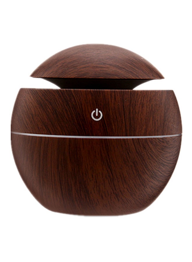 Generic - Aroma Essential Oil Diffuser Cool Mist Humidifier Brown 130ml - Image 1