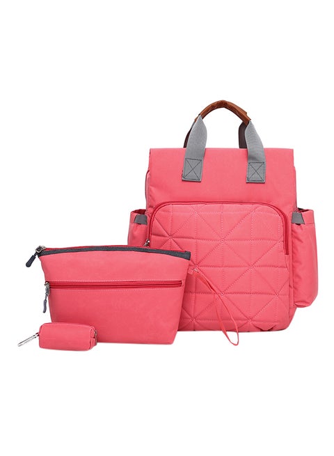 Large Capacity Travel Nappy Bags With Stroller Strap Changing Pad