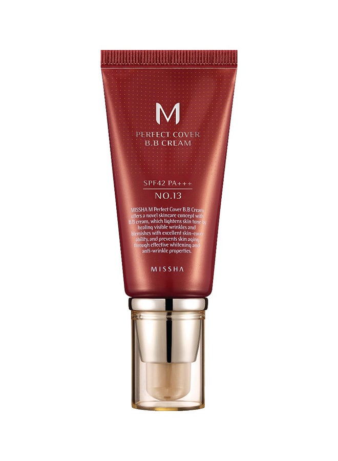 M Perfect Cover SPF42/PA+++ BB Cream Bright Beige - v1548248955/N12626292A_1