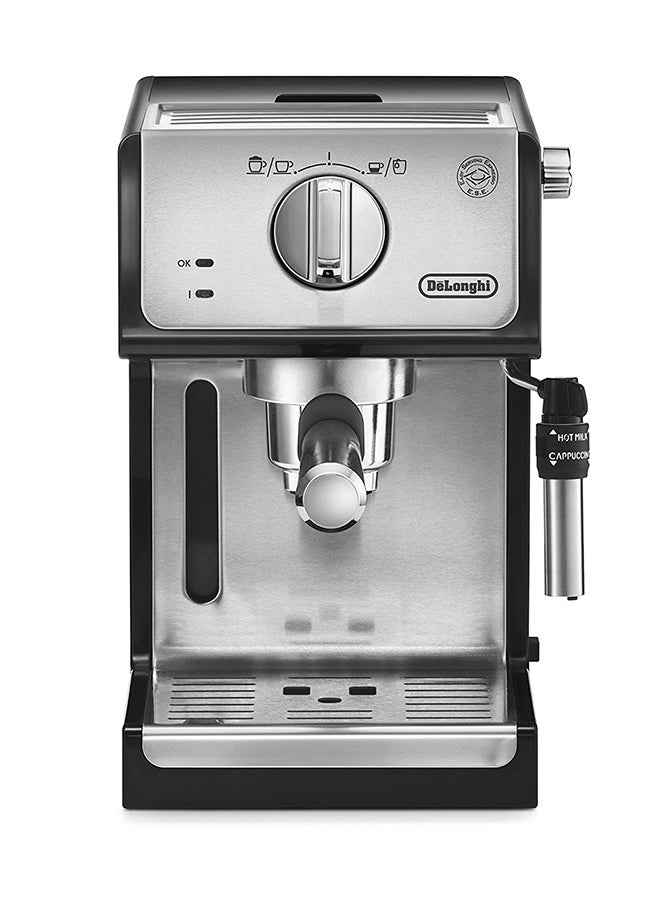De'Longhi Active Line Pump Espresso Coffee Machine, 15 Bar 1.1 L 1100 W DLECP35.31 Silver  - Image 1