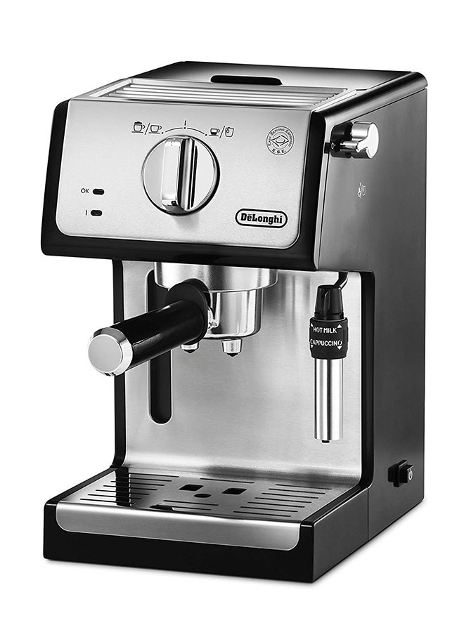 De'Longhi Active Line Pump Espresso Coffee Machine, 15 Bar 1.1 L 1100 W DLECP35.31 Silver  - Image 2