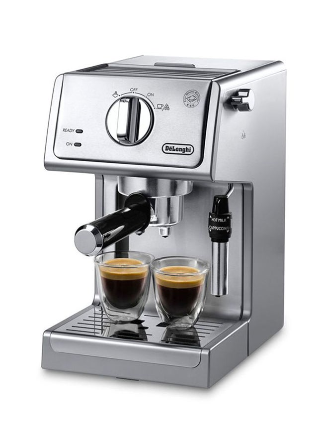 De'Longhi Active Line Pump Espresso Coffee Machine, 15 Bar 1.1 L 1100 W DLECP35.31 Silver  - Image 3