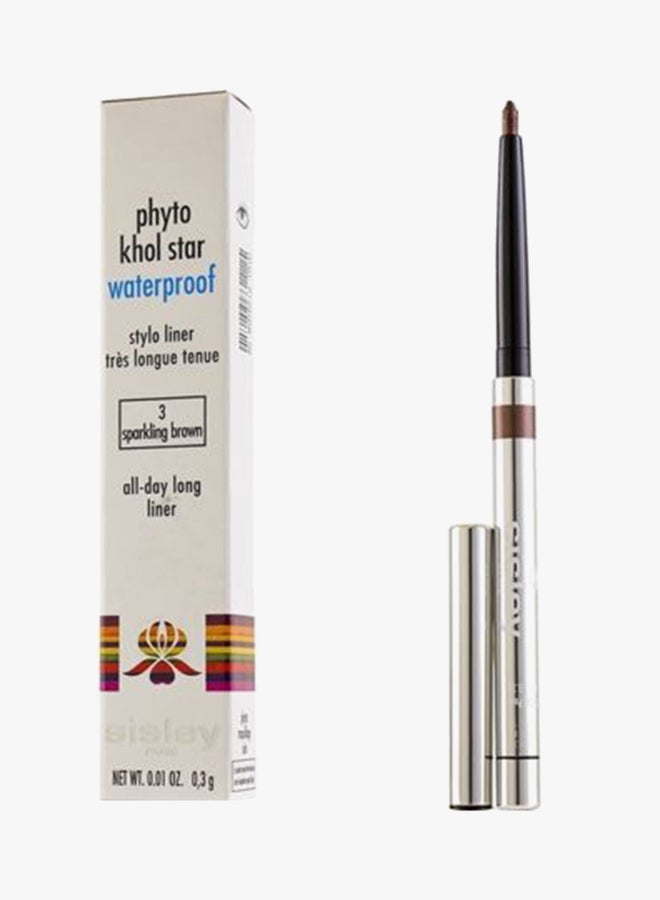 قلم كحل مضاد للماء بني - Image 3